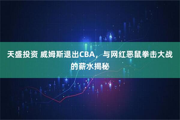 天盛投资 威姆斯退出CBA,与网红恶鼠拳击大战的薪水揭秘